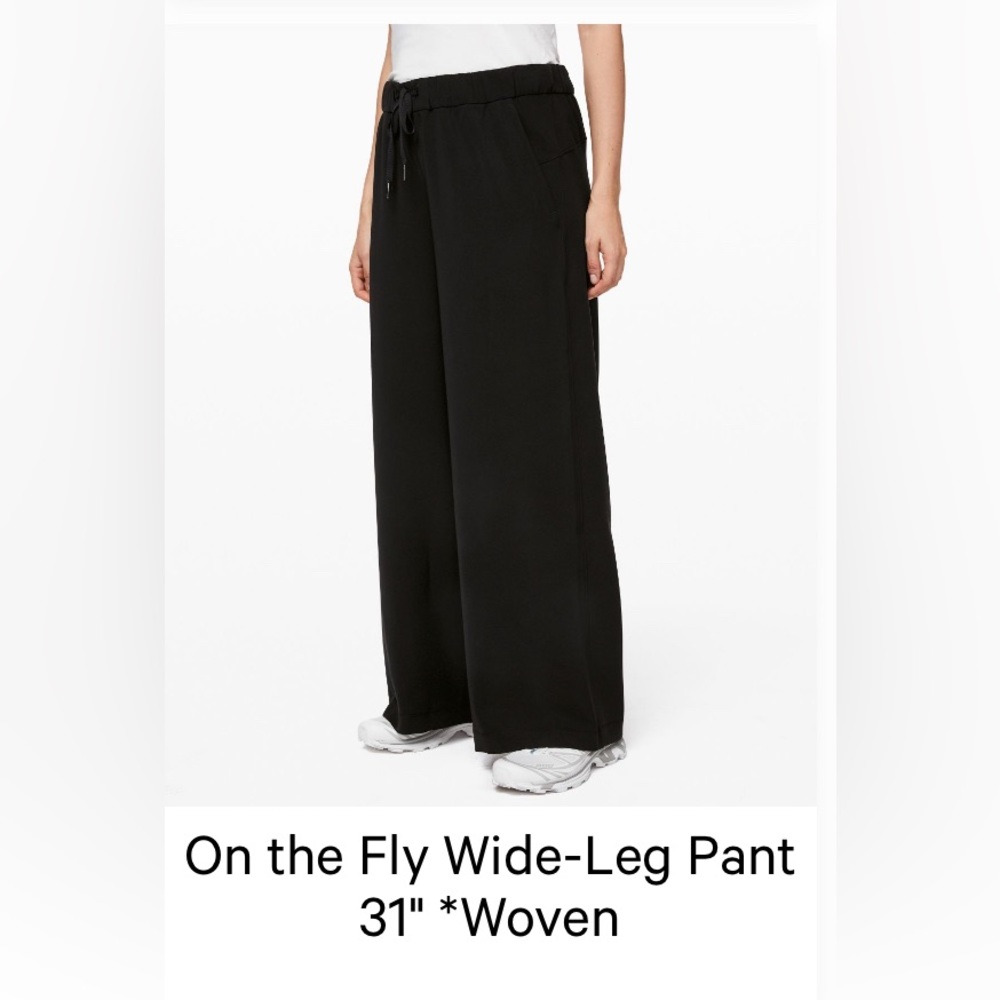 Lululemon On the Fly Wide Leg Pant 31” Woven